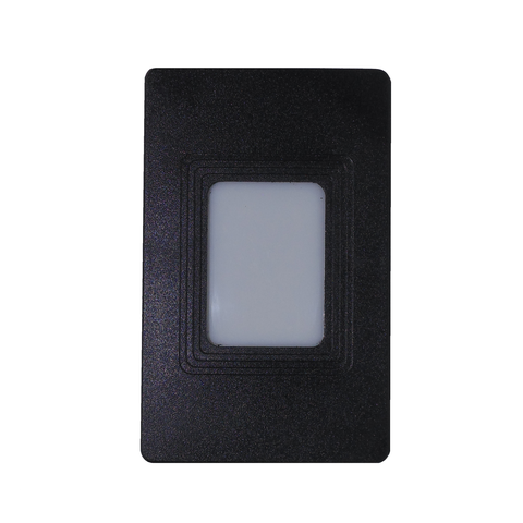 Balizador Poptem Embutido Preto Spot Iluminador Retangular