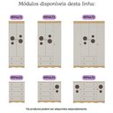 Ver imagem 6 de Berço Americano 3 em 1 com Cômoda 1 Porta 4 Gavetas Sonho Multimóveis Mp4709