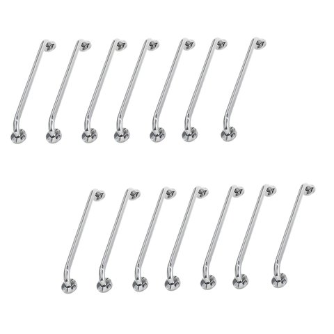 Alça de Apoio Barra Inox 80cm Kit 14 Unidades Idoso Cadeirante Segurança Banheiro Quarto Corredor Ac