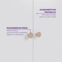 Ver mais imagens de Guarda Roupa 4 Portas com Nichos Curió Casatema MadeiraOriginals Branco