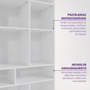 Ver imagem 6 de Guarda Roupa 4 Portas com Nichos Curió Casatema MadeiraOriginals Branco