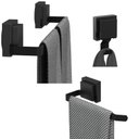 Ver imagem 3 de Kit de Acessórios para Banheiro Ventosa Preto 3 Peças F.max