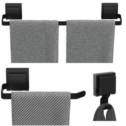 Kit de Acessórios para Banheiro Ventosa Preto 3 Peças F.max - 2