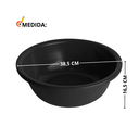 Ver imagem 2 de Bacia Resistente 8 Litros Plástico Preto Utilidade Pro Lar