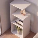 Ver imagem 5 de Mesinha Lateral de Apoio Linz Branco Sala Quarto