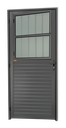 Ver imagem 1 de Porta de Sala Alumínio 86 Dir. V.Boreal Cinza Brimak