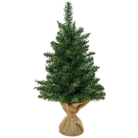 Árvore de Natal Pequena 60cm 70 Galhos Linha Tradicional