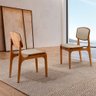Conjunto com 2 Cadeiras Malta em Madeira Maciça para Sala de Jantar Moderna Mobília - 2