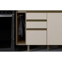 Ver imagem 6 de Cozinha Modulada Henn Connect 16 Peças (4aéreos+4balcões+1paneleiro+7complementos) S/pia C16p03