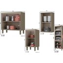 Ver imagem 5 de Cozinha Modulada Henn Connect 16 Peças (4aéreos+4balcões+1paneleiro+7complementos) S/pia C16p03