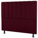 Ver imagem 6 de Kit Cabeceira e Baú Cama Box Solteiro Cora 90cm Suede Bordô - Desk Design