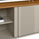 Ver imagem 7 de Rack para Sala de Estar Tv 55 Pol 141cm Golden L05 Nature Off White - Lyam Decor
