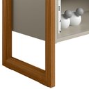 Ver imagem 6 de Rack para Sala de Estar Tv 55 Pol 141cm Golden L05 Nature Off White - Lyam Decor