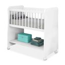 Ver imagem 7 de Mini Berço para Bebê Infantil Rubi Estilo Moisés com Colchão Branco - Desk Design Peternella