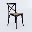 Ver imagem 2 de Combo 10 Cadeiras Katrina X Cross em Aço para Mesa Sala Cozinha Estilo Industrial - Preto