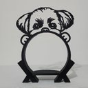 Ver imagem 3 de Suporte de Alexa para Echo Dot 4 e Dot 5 Cachorro "shih-tzu""