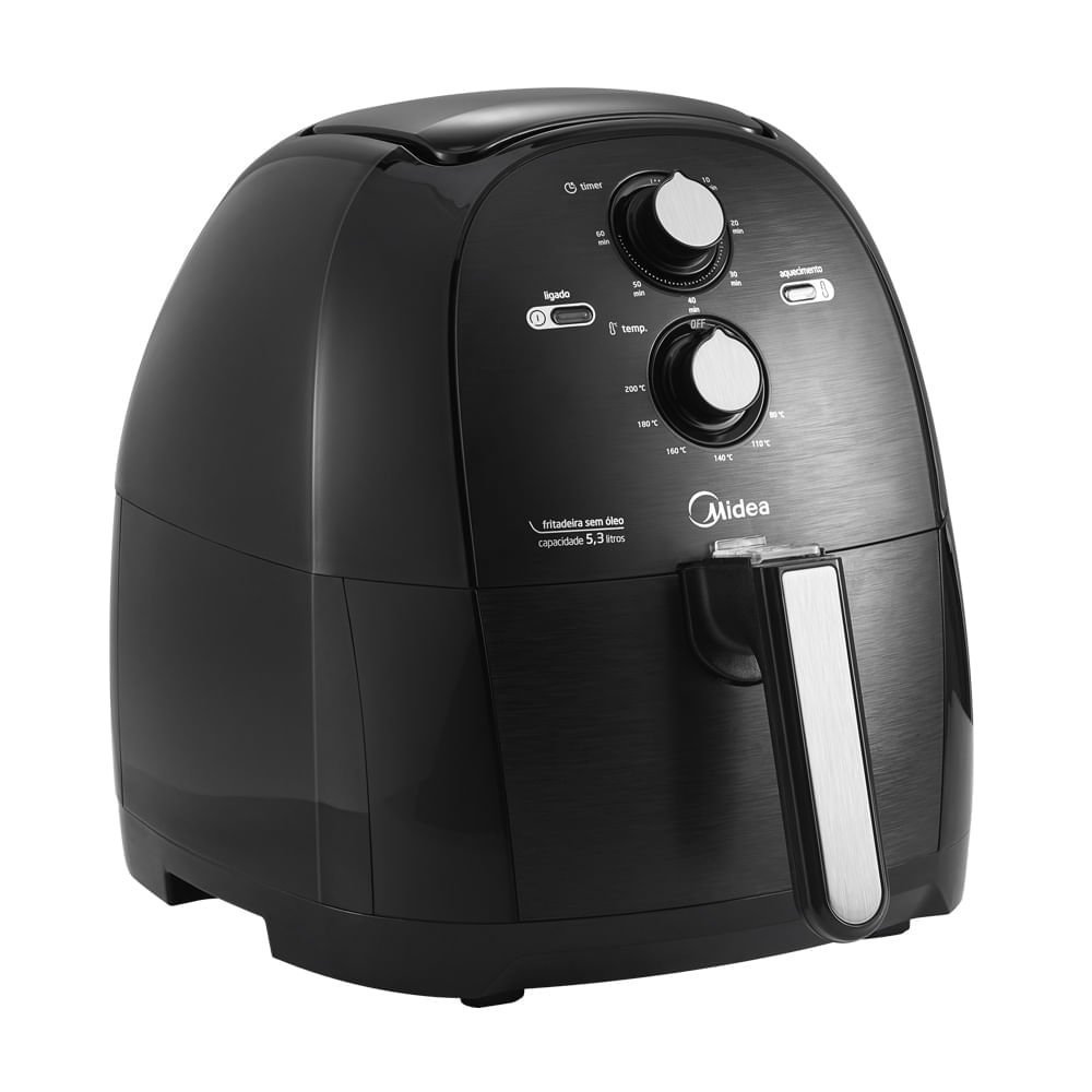 Fritadeira Airfryer 5,3l Cor Preta Midea Frb50p2 - 220v - 2