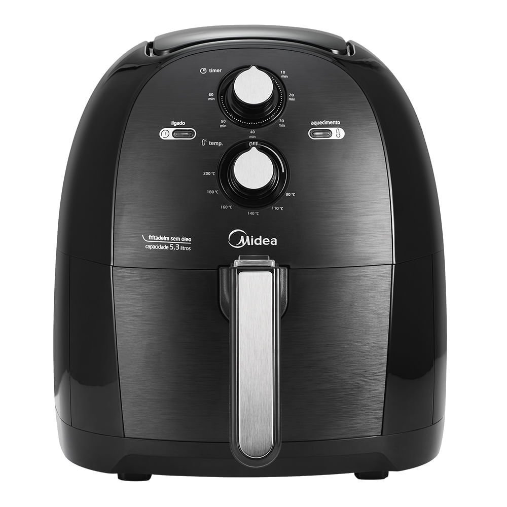 Fritadeira Airfryer 5,3l Cor Preta Midea Frb50p2 - 220v