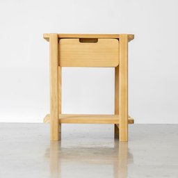 Mesa de Cabeceira Laguna 52,6Ax45Lx42P em Madeira Cubomob MEL - 2