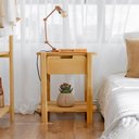 Ver imagem 1 de Mesa de Cabeceira Laguna 52,6Ax45Lx42P em Madeira Cubomob MEL