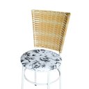 Ver imagem 2 de 2 Cadeiras para Mesa Branca Hawai Palha Assento Floral:floral Branco