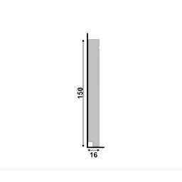 Rodape 518 Cinza Glacial Poliest 1,5cm Santa Luzia (1un) - 2