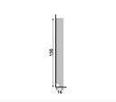 Ver imagem 2 de Rodape 518 Cinza Glacial Poliest 1,5cm Santa Luzia (1un)