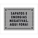 Ver imagem 1 de Tapete Capacho Sapatos e Energias Negativas Aqui Fora