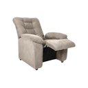 Ver imagem 4 de Poltrona Reclinável Onix 1 Lugar Veludo Light Bege Matrix