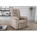 Ver imagem 2 de Poltrona Reclinável Onix 1 Lugar Veludo Light Bege Matrix