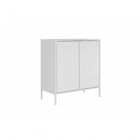 Balcão Alto Multiúso Itatiaia Smart - 2 Portas - Branco Matte