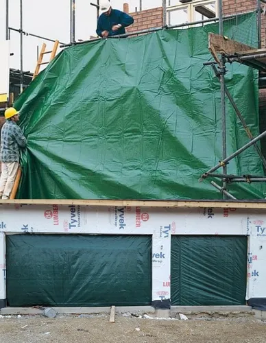 Lona Plástica Verde Impermeável 300 Micras Multiuso 5x5 - 7