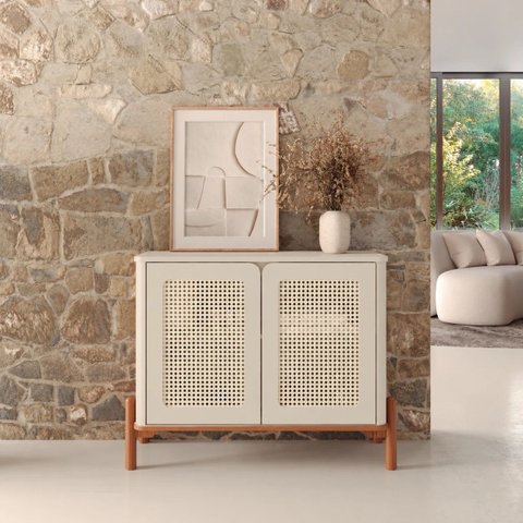 Buffet Arco 103 cm Porta Sextavada Incolar Luna