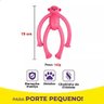 Macaco Brinquedo Borracha Maciça Mordedor para Cães Big Bull - 3