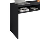 Ver imagem 5 de Mesa de Escritório Julie L01 com Gaveta Preto - ADJ Decor