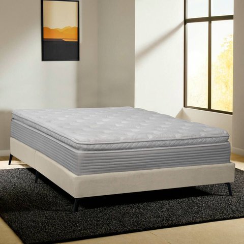 Base Cama Box Orgânica Montreal 164x206cm Queen Size Bouclê - Sofa Store:bouclê Soluco