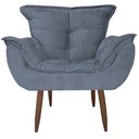 Ver imagem 2 de Kit 2 Poltronas Opala Decorativa Amamentação Sala Quarto Escritorio Grafitte