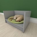 Ver imagem 1 de Cama De Cachorro E-Nichos En462C02 MDF Cinza