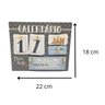 Calendário de Mesa Mdf com Plaquinhas Minimalista Discreto Zenir&dizar Calendario Decorativo, Calend - 9