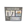 Calendário de Mesa Mdf com Plaquinhas Minimalista Discreto Zenir&dizar Calendario Decorativo, Calend - 2