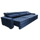 Ver imagem 7 de Sofá Retrátil e Reclinável 3,55m Cama inBox Big Star com SoftGel D40 Velupluma Azul