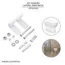 Ver imagem 3 de Kit Fixação Lateral Vaso Sanitário Cromado Esteves Bacia