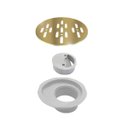 Ver imagem 1 de Grelha Gold para Caixa Sifonica Redonda Ralo Linear 100mm - 4083
