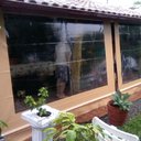 Ver imagem 4 de Toldo Cortina Ocre C/ Visor - 3,80m X 1,60m - Kit Completo