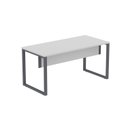 Ver imagem 3 de Escrivaninha Mesa Escritório X 150cm Industrial Cinza e Grafito