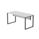 Ver imagem 6 de Escrivaninha Mesa Escritório X 150cm Industrial Cinza e Grafito