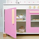 Ver imagem 4 de Kit Cozinha Infantil e Máquina de Lavar Infantil - Rosa