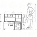 Ver imagem 6 de Kit Cozinha Infantil e Máquina de Lavar Infantil - Rosa