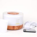 Ver imagem 5 de Difusor de Aromas Elétrico Umidificador Ultrassônico 500ml Ideal para Cromoterapia Amadeirado