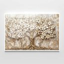 Ver imagem 3 de Quadro Decorativo Árvore da Vida Flores Brancas Fundo com Textura Sala Quarto Casa Escritório
